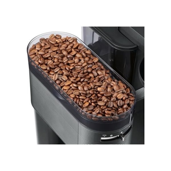 Kaffebryggare - Melitta - EPOS SVART - Silver - Slow Coffee - Programmerbar - Avtagbar tank N/A
