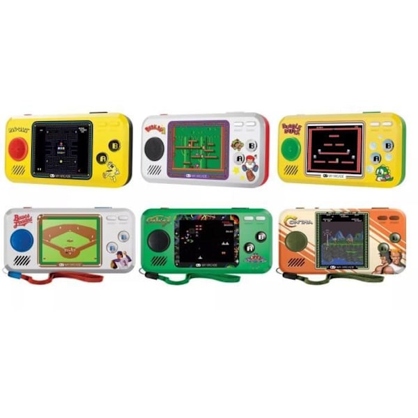 Atari handhållen konsol - Pocket Player PRO - 100 integrerade spel - 7 cm högupplöst skärm