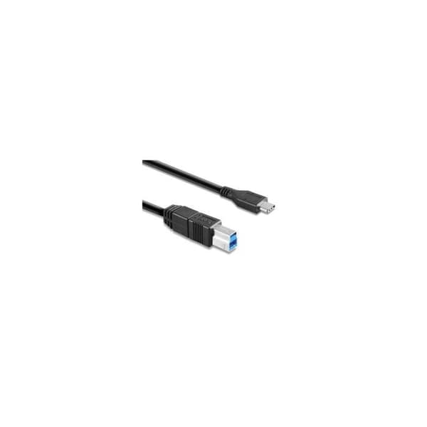 USB-kabel - HAMLET - XCTC-U3B100 - USB C hane - USB B hane - USB 3.1 Gen2