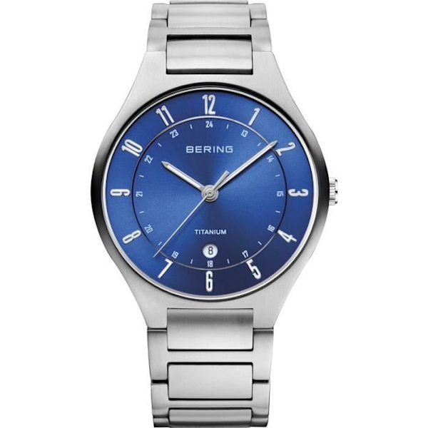 Klocka - Bering - 11739-707 - Titan - Silver - Kvarts - Analogisk Pengar