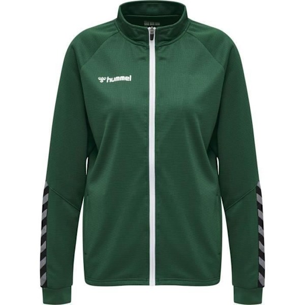 Hummel Zip Autentisk Poly Jacka för kvinnor Grön/vit S