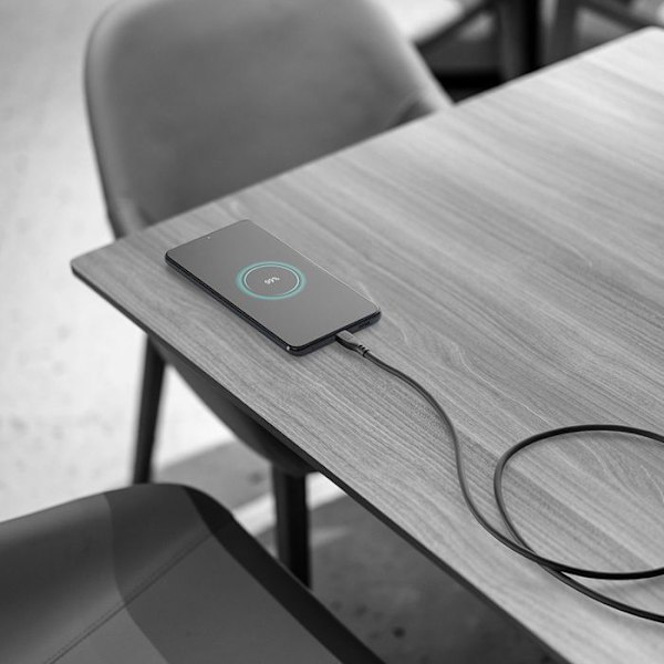 Cellularline Soft Cable - USB-C till USB-C kabel 1,2 m (svart)