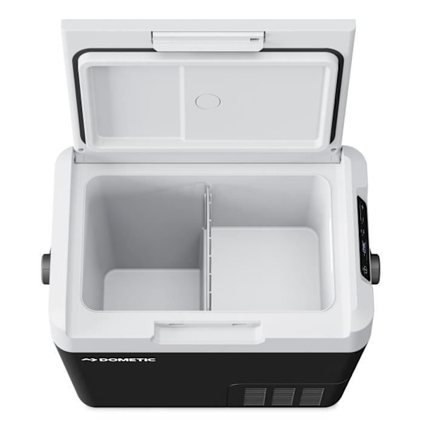 Bärbar elektrisk kylbox - DOMETIC - CFF18 - Kompression - 19 liter - 12 V - 24 V cigarettändare - 230 V - Svart beige