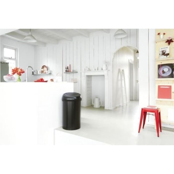 BRABANTIA Touch Bin - 60L - Matt svart Matte svart