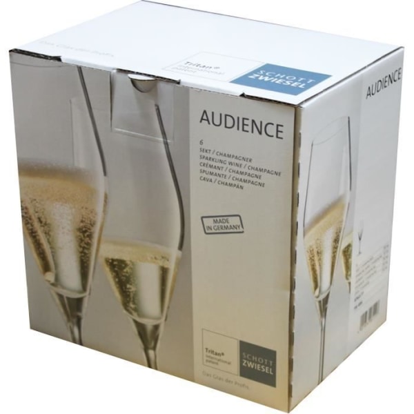 SCHOTT ZWIESEL Box med 6 publik champagneflöjter - 25 cl