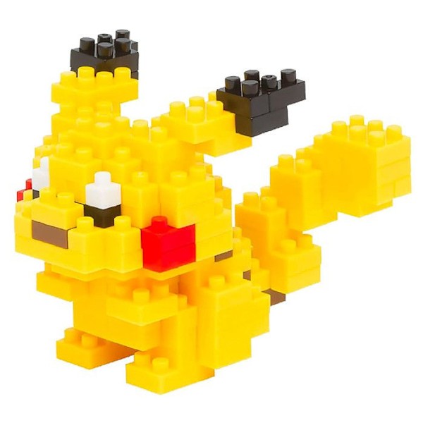 Nanoblock Toy Nbpm001 Nb - Pikachu - Pokemon Building Kit Flerfärgad