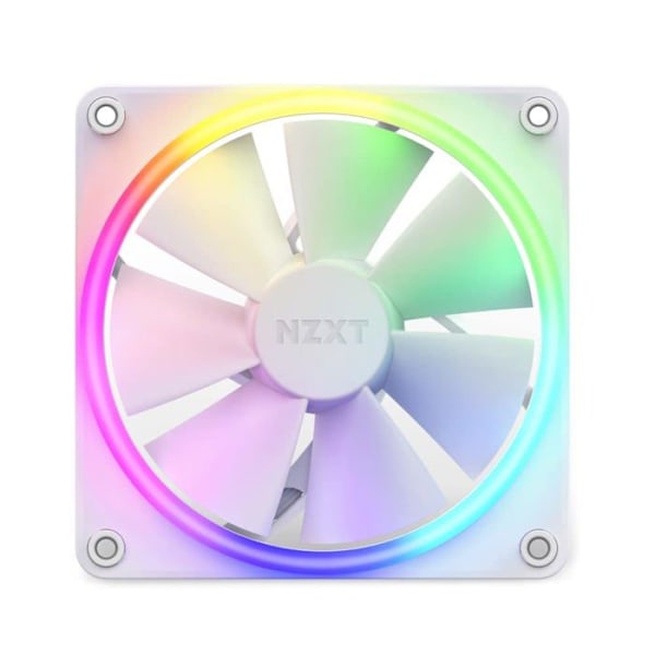 RGB-fläkt - NZXT - F120 - 120 mm - Avancerad anpassning - Tyst kylning