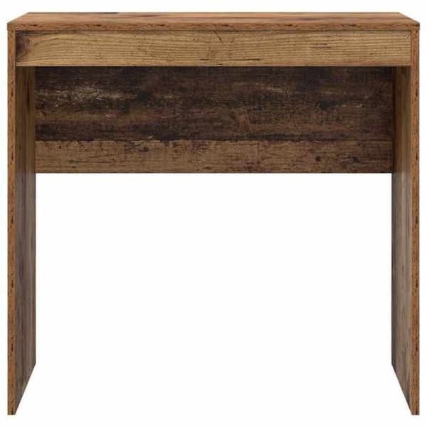 vidaXL Skrivbord Antik Trä 80 x 40 x 76 cm Ingenjörsträ 869392 brun