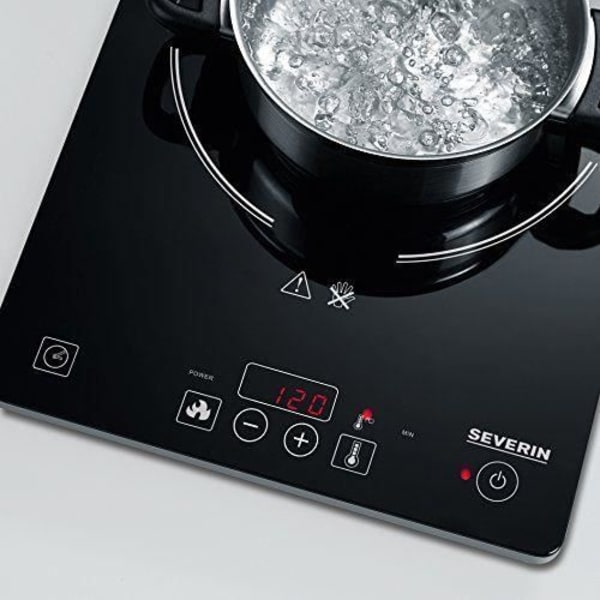 Severin 1071 Induktionskokare 1 Platta 2000 W Svart 28 x 35 x 4,2 cm - 4008146015953