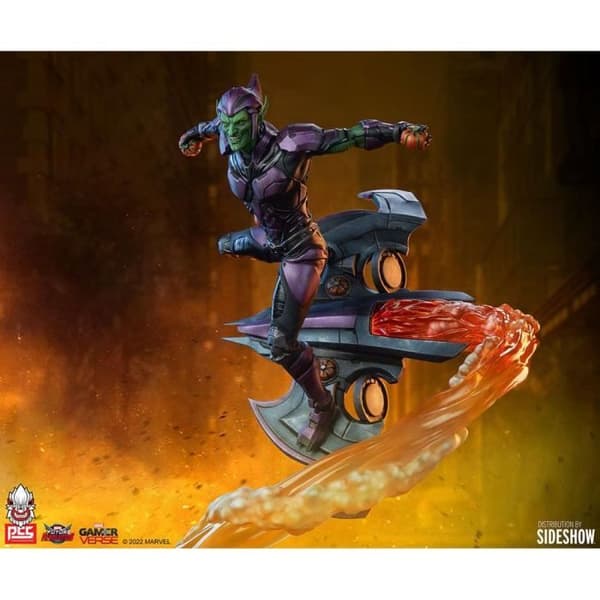 PCS Statuett Grön Goblin Marvel Future Revolution 48 cm — Handmålad resin Grön