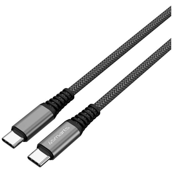 4Smarts mobiltelefon, bärbar sladd [1x USB-C® - 1x USB-C®] 1,5 m