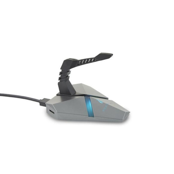 Bungee för mus - SureFire - AXIS - 3 portar USB 3.2 - Micro SD-läsare - RGB-bakgrundsbelysning Svart