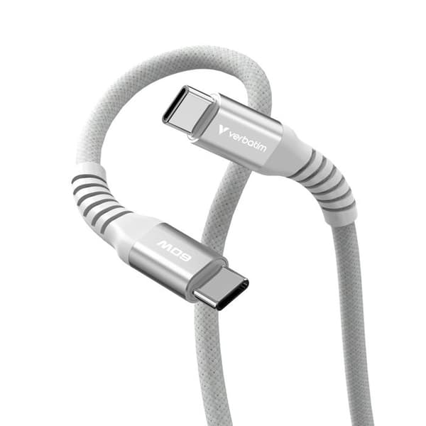 VERBATIM KABEL USB-C/ USB-C 60W GRÅ