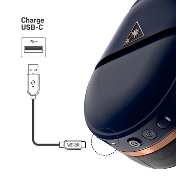 TURTLE BEACH Stealth 700P Gen2 Max Cobalt Blue Gaming Headset koboltblå