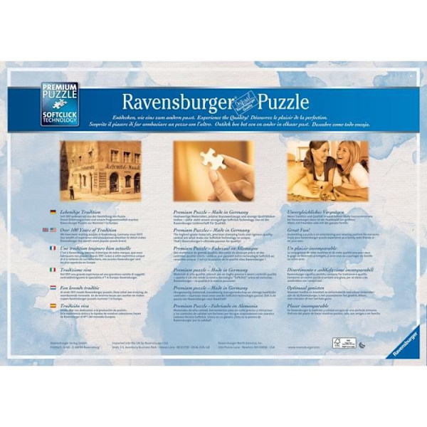 Ravensburger 18 000 bitars pussel - Ett slott genom årstiderna - Arkitektur och monument - Blandat - 14 år gammal