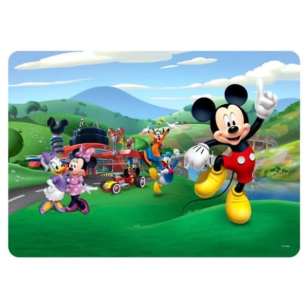 Set med duk - AG DESIGN - Disney Mickey Mouse - Flerfärgad - 42x30 cm - Rektangulär