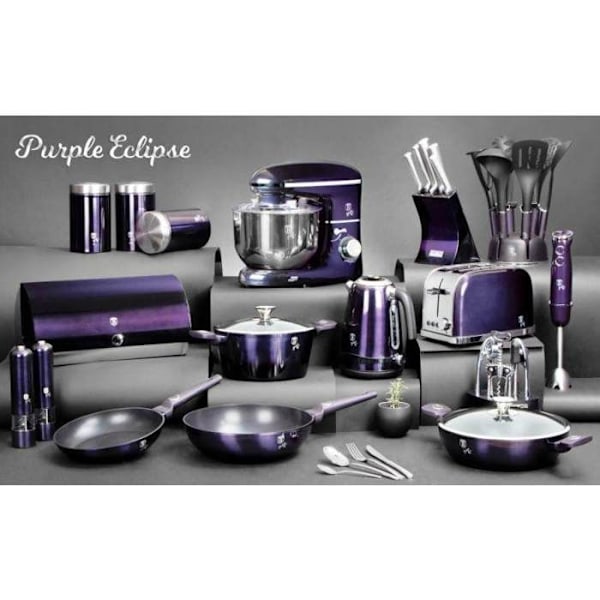 BERLINGERHAUS Köksredskap på ställning set om 7 delar Purple Eclipse Collection BH-6323