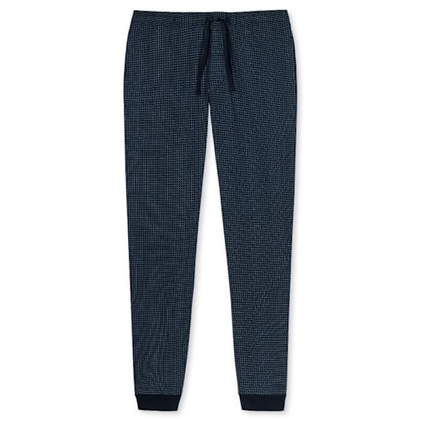 Långa pyjamasbyxor Herr Mix & Relax - SCHIESSER - Mönstrad mörkblå - Bekvämt elastiskt midjeband Mönstrad i mörkblått XL
