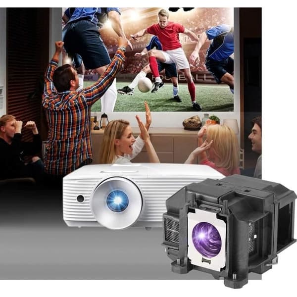 Ampoule Ersättningslampor för Epson V13H010L67 ELPLP67 av Aimdio