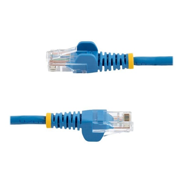 Nätverkskabel Cat5e UTP - STARTECH - 5 m - RJ45 Hane/Hane - Blå - Hållbar PVC
