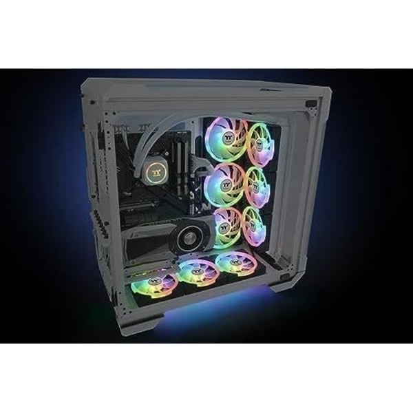 THERMALTAKE SWAFAN EX12 ARGB Sync (svart) - 120 mm fläkt för PC-fodral
