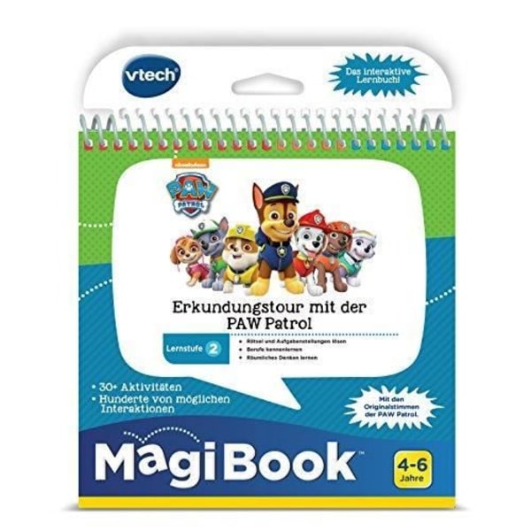 VTech Level 2 Exploration with The Paw Patrol MagiBook Educational Book, Multicolor - 80-480204 Flerfärgad