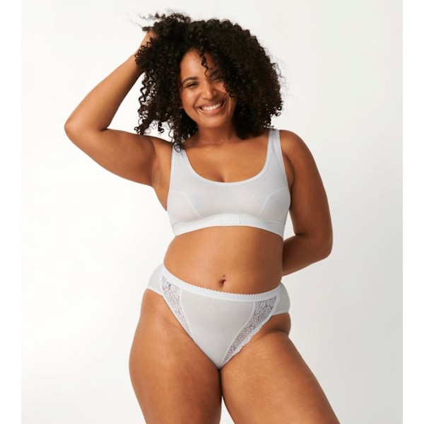 SLIP - SLOGGI - CHIC TAI - 3 SLIPS + 1 GRATIS - FÄRG VIT - HÖG SKÄRNING VIT 42