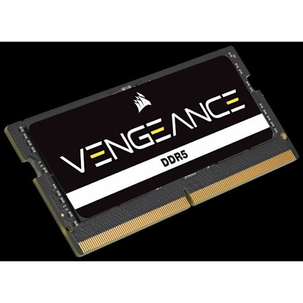 RAM-minne - CORSAIR - CMSX64GX5M2A4800C40 - VENGEANCE - DDR5 - 64Go 2x32Go SODIMM - 4800MT/s - CL 40 - 1.1V