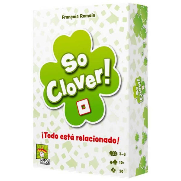 Brädspel - ASMODEE - SO Clover - Reflektion och strategispel - 220 bokstäver