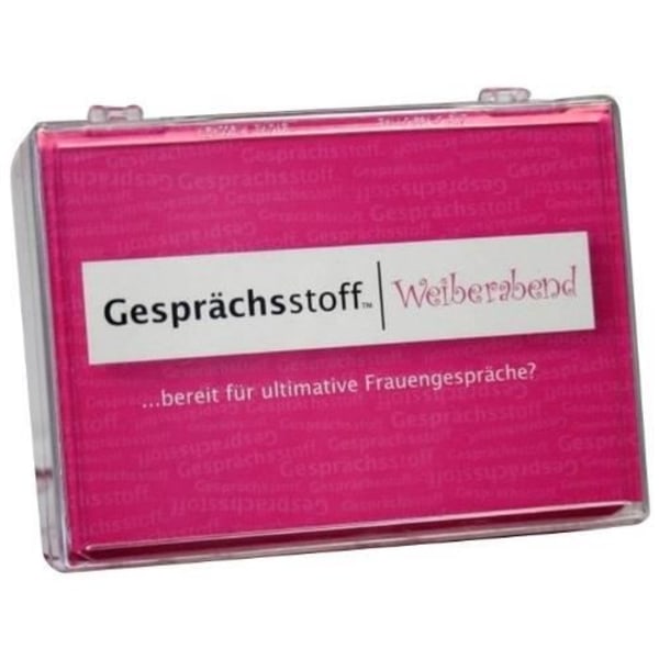 GESPRÄCHSSTOFF: WEIBERABEND...