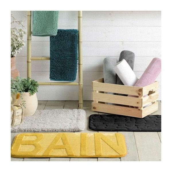 Teppe - L3C - Bad - Enfarget Taupe - 45x75cm - Rektangulær Mol