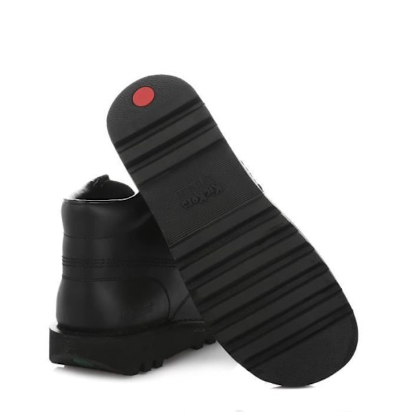 Kängor - Kickers - Kick Hi Core - Svart Läder - Snörning - Hög Skaft Svart 42