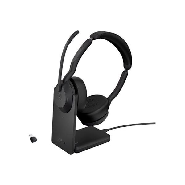 GN Jabra Jabra Evolve2 55 MS Stereo - Headset - On-Ear - Bluetooth - kablar - aktiv Rauschunterdrückung - USB-C -