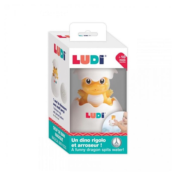 Babybadleksak - LUDI - Magiskt badägg - Vit - Från 10 månader Vit