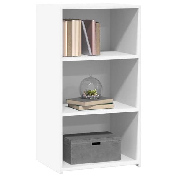 vidaXL Buffé vit 50x41x93 cm ingeniörsmaterial 846362