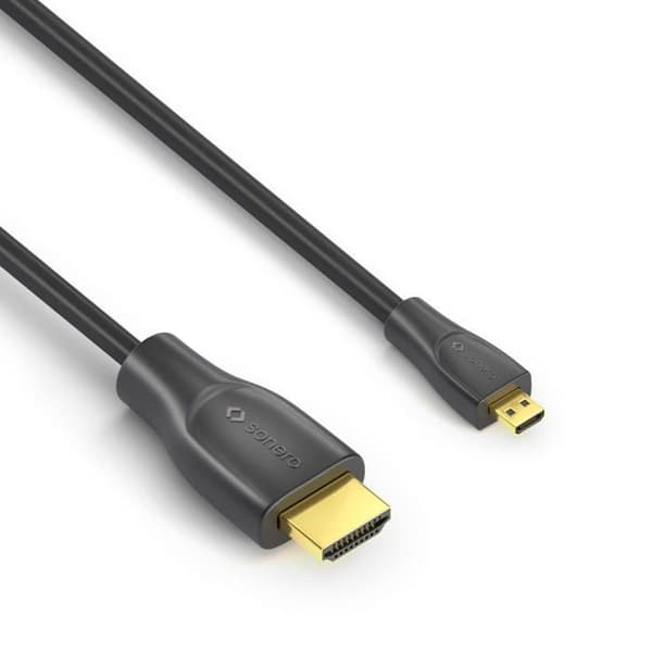HDMI-kabel - SONERO - X-PHC030-005 - 4K - 3 meter - Micro HDMI förgylld