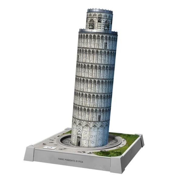 Puzzle 3D Ikoniska - Upplyst Pisa-tornet
