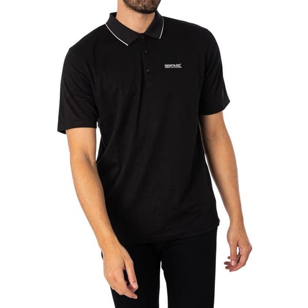Regatta Maverick V Active herrpikétröja polyester svart Svart M