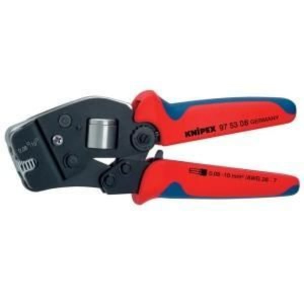 Automatisk presstång för kabeländar - Röd - Tångtyp: Crimp - 190mm