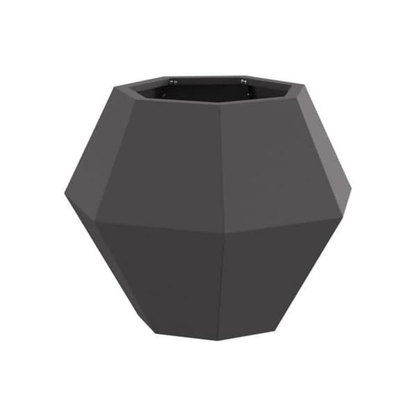 Planteringslåda i stål - vidaXL - 50x50x40 cm - Svart - Rektangulär design - Utomhusbruk - Montering krävs