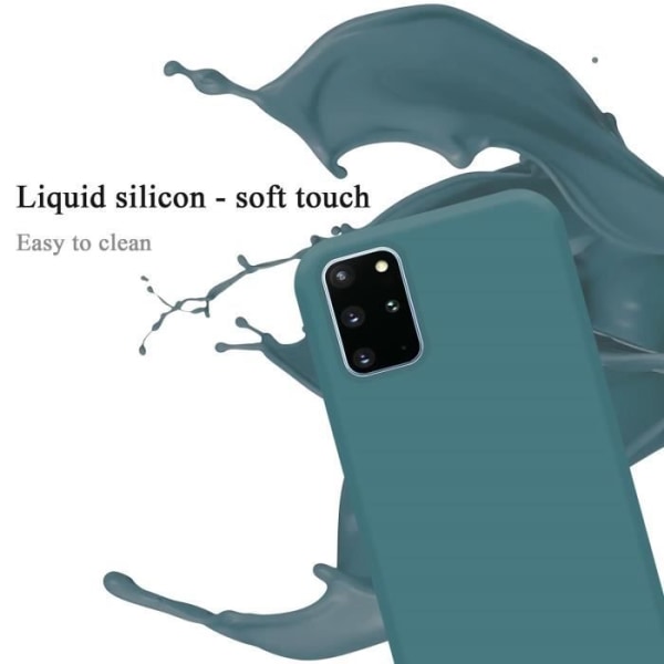 Fodral till Samsung Galaxy S20 PLUS i LJUSGRÖN LIQUID Cadorabo Cover Silikon TPU