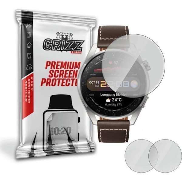 Skyddfilm för smartklocka Grizzglass Matt film för Huawei Watch 3 Pro