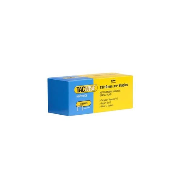 Klammer - TACWISE - Typ 13 L - 5000 stycken - Galvaniserad - 10 mm