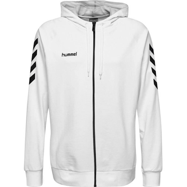 Hummel Zip Cotton Herrtröja - Vit - Långa ärmar - Multisport Vit S