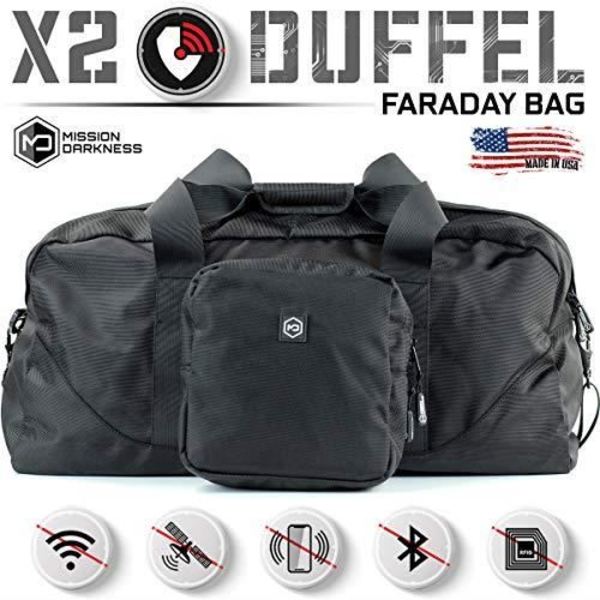 Mission Darkness X2 Faraday Duffel Bag - 5th Gen Shielding för brottsbekämpning och militär