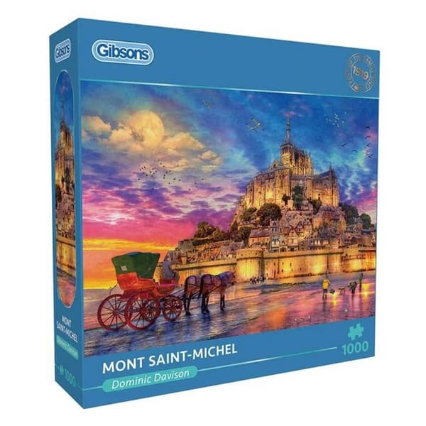 Pussel - GIBSONS - Mont Saint-Michel - 1000 bitar - Arkitektur - Interiör