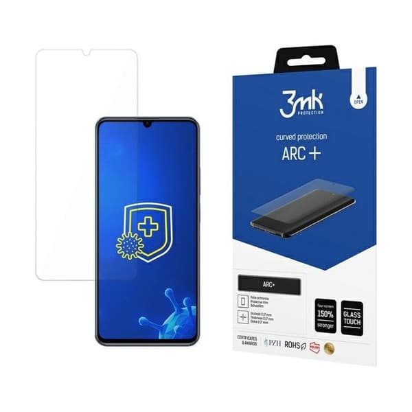 Skyddsglas för Realme C63 3MK ARC+ Fullskärm