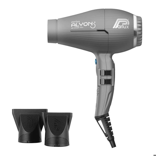 Hårtork - PARLUX - Alyon - Luftflöde 84 m3/h - Luftjonisator - 2250 W - Grå Grå