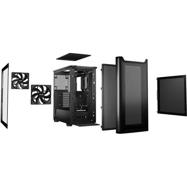 PC-chassi - BE QUIET! - Pure Base 501 Airflow Window - Svart - Midoch - Gamer