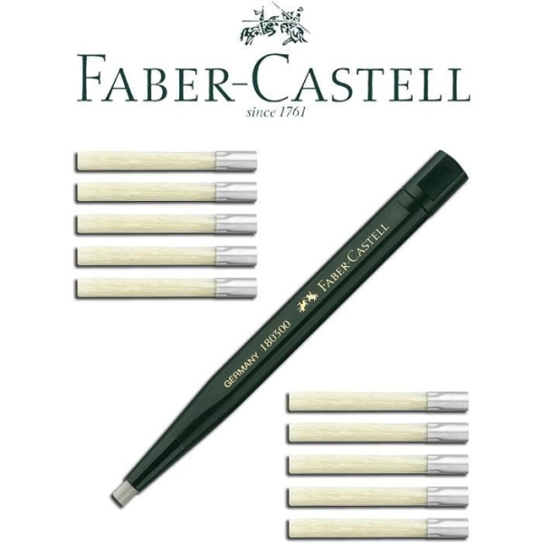 Faber-Castell Roterande penna med glassudd (1 penna + 10 extra sladdar) - Faber-Castell